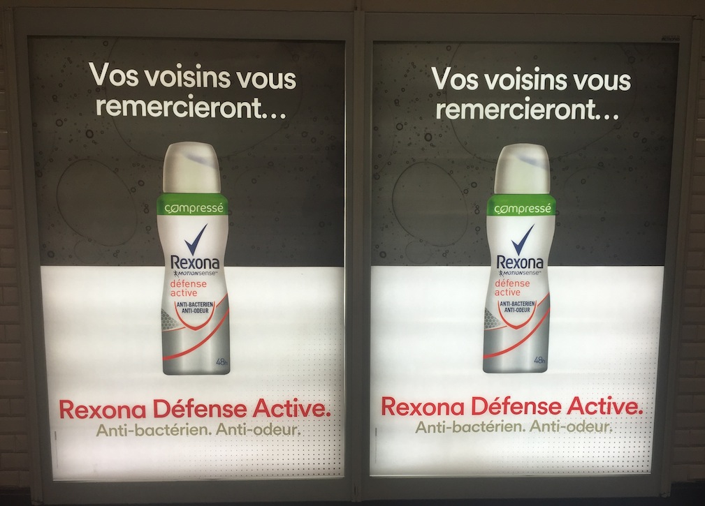 Rexona Défense Active publicité