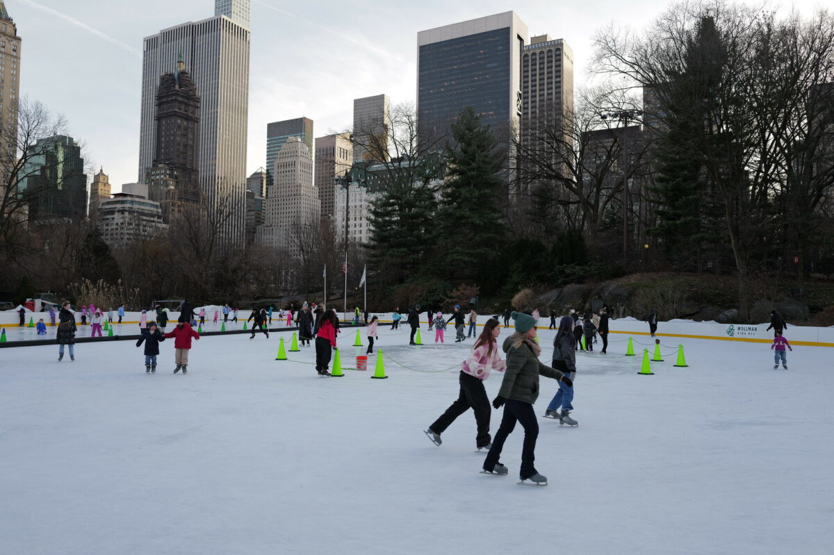 Central Park on ice