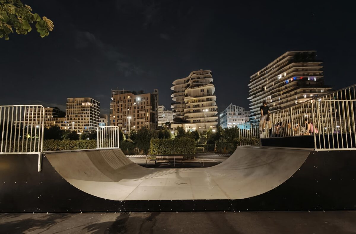 La nuit au Parc Martin Luther King